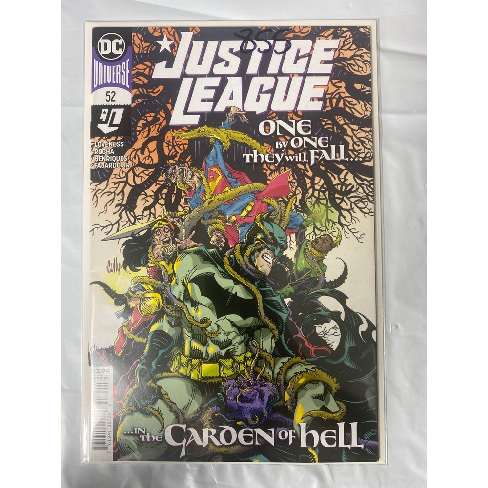 Justice League 52 DC Universe In the Garden of Hell Loveness Rocha Comic Book